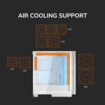 Gabinete Cougar Airface Flo Rgb White