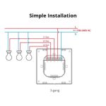 Interruptor Int. Sonoff M5 1 Gang Matter Blanco