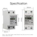 Medidor de Energía WiFi Inteligente Moes WCB-WM