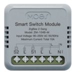 Switch Domótica Moes ZM-104B-M Mini 2 Gang Zigbee
