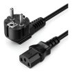 Cable De Poder Con Ficha Schuko 1.5mts