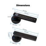 Cerradura Moes BDL-SNM10 BT Huella Tarjeta Llave T