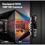 Cerradura Wifi Moes WDL-T9P-EN Huella Cámara Tuya