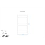 Especiera con estantes vertical