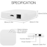 Smart Gateway Hub Zigbee Cableado Rj45 MOES