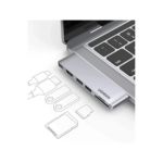 Hub Hdmi 2usb-c A 2usb A + Hdmi + Sd/tf + Pd