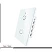Interruptor Tactil De Pared 2 Bot Wifi+Rf433 Tuya