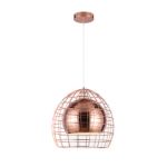 Luminaria Colgante Ovo Cage / Cobre