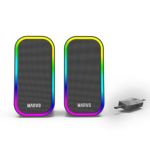 Parlante Marvo SG-285 RGB Gaming USB Negro