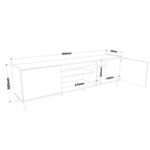 Rack para TV Combinado Zeus