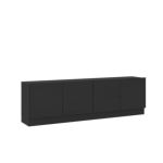 Rack Minimalista 4p Negro