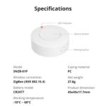 Interruptor Magnético Sonoff Zigbee De 1 Botón