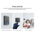 Interruptor De Pared Sonoff M5-120 1 Botón Grafito