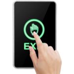 Botón de Proximidad Exit con Indicador Led