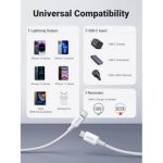 Cable Ugreen Lightning A Tipo C White 1m