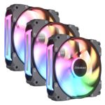 Fan Cougar Apolar 120 Reverso Argb Black (x3 Pack)